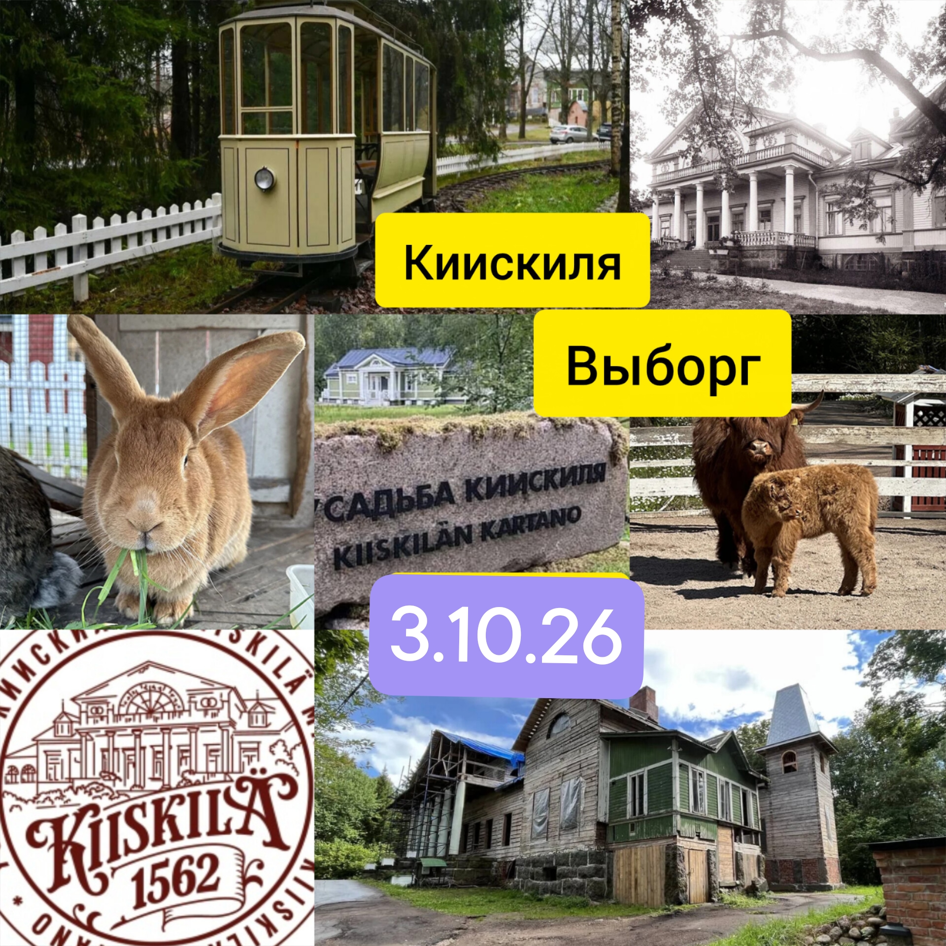 Выборг и Киискиля с дегустацией