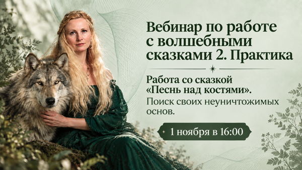 Вебинар по работе с волшебными сказками 2. Практика. Встреча по сказке "Песнь над костями"