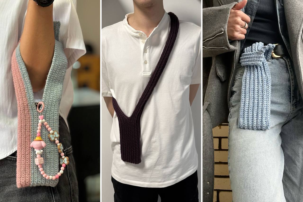 Мастер класс "вязанный чехол для телефона"