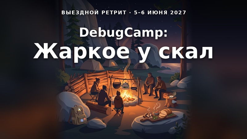 DebugCamp: Жаркое у скал — выездной ретрит