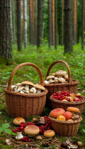 ЗА ГРИБАМИ, ЗА ОРЕХАМИ