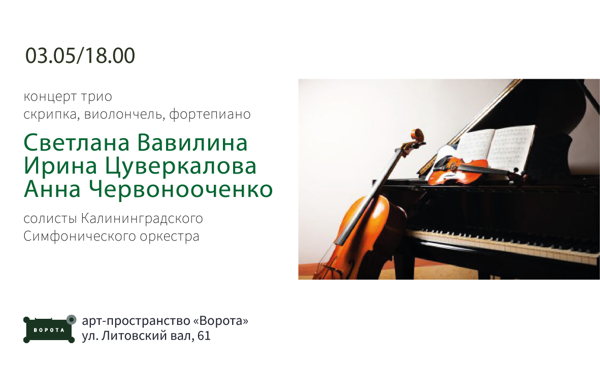 Концерт трио скрипка, виолончель, фортепиано. Произведения Астора Пьяццоллы