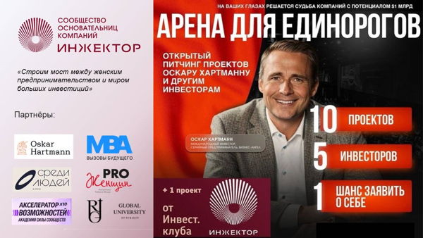 Встреча Сообщества Основательниц Компаний Инвестиционного клуба ИНЖЕКТОР