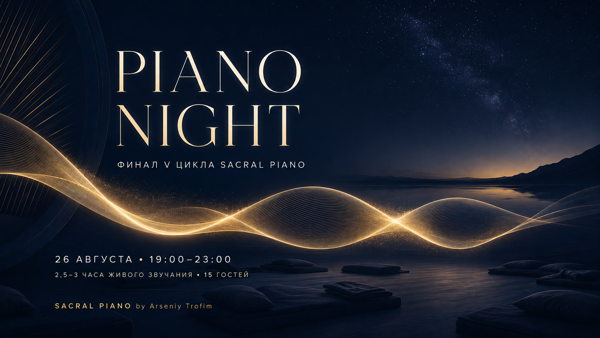 PIANO NIGHT — финал V цикла SACRAL PIANO