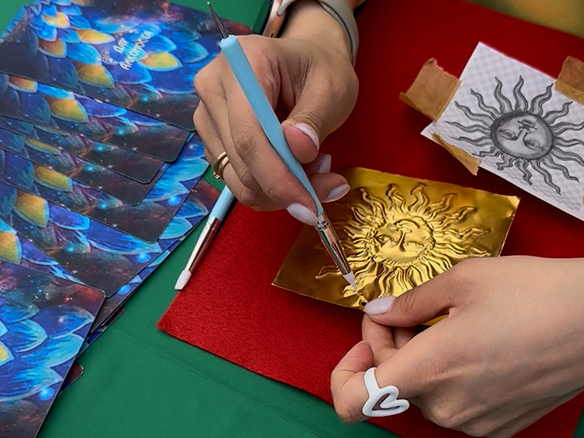 Обучение/мастер-класс технике "Тиснение по фольге"