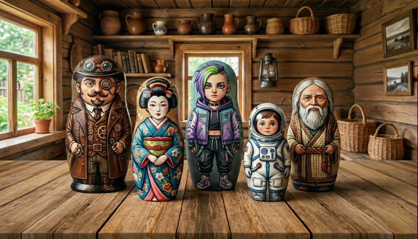 Открой себя послойно: арт-практика «Матрешка»