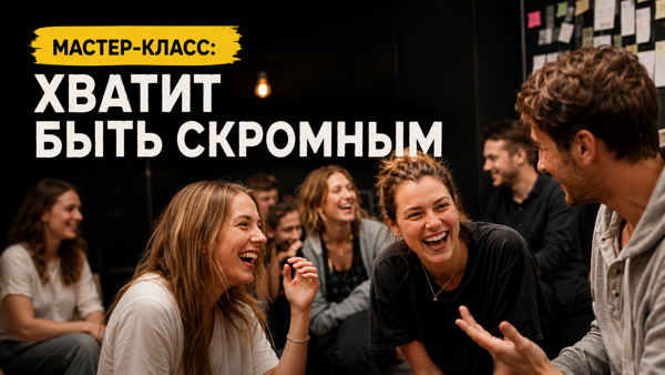 Мастер-класс: ХВАТИТ БЫТЬ СКРОМНЫМ