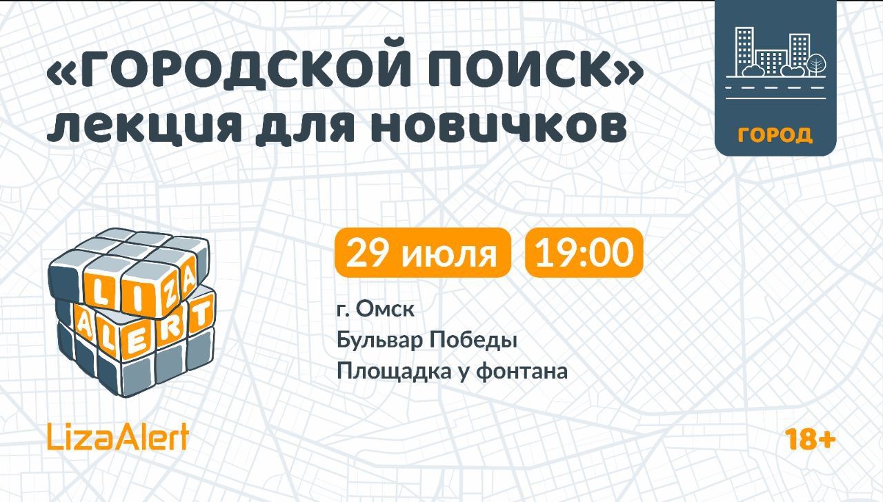 Занятие по городским поискам от отряда «ЛизаАлерт»