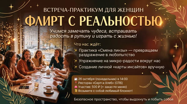 А вы сегодня флиртовали с реальностью?