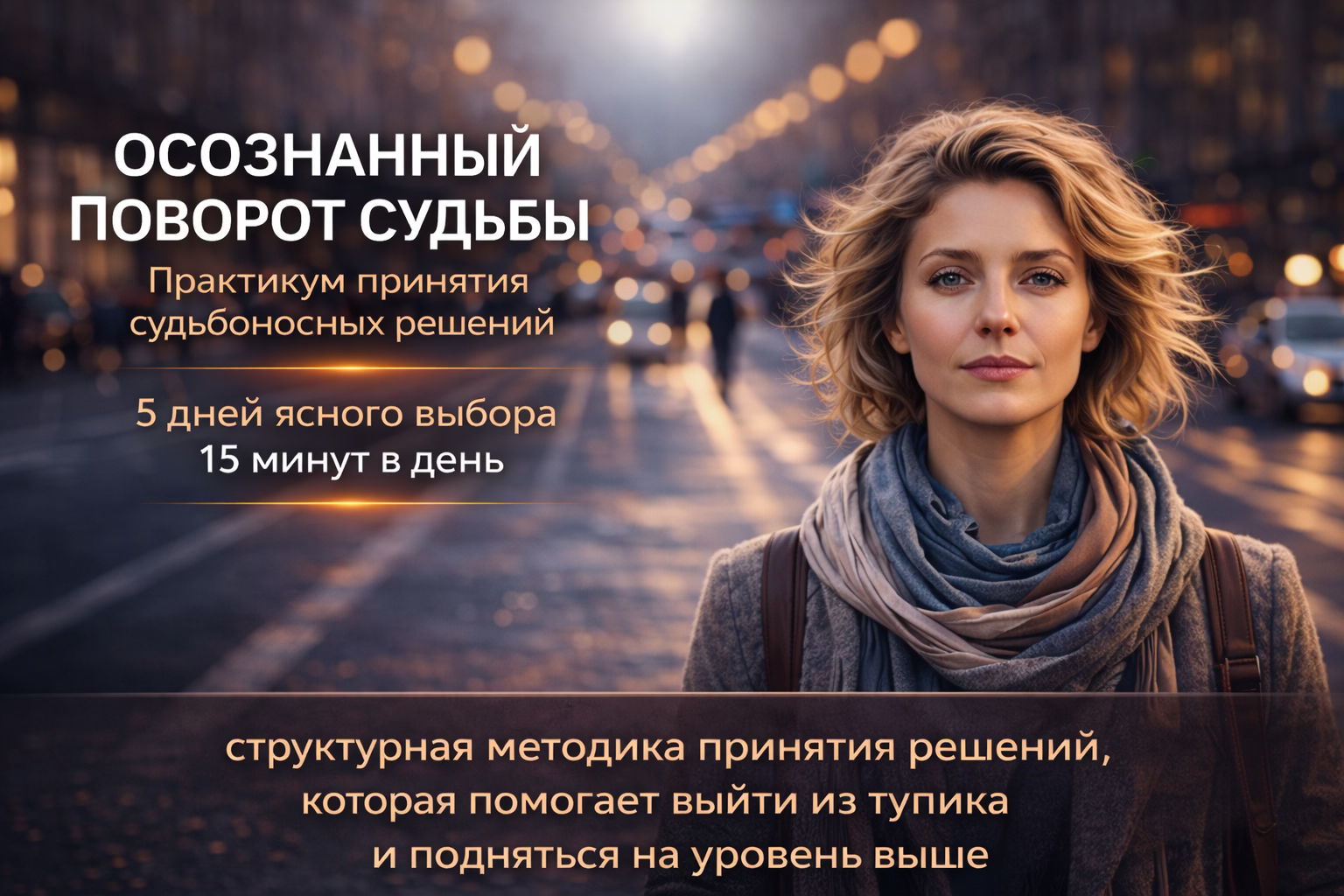 Осознанный поворот судьбы