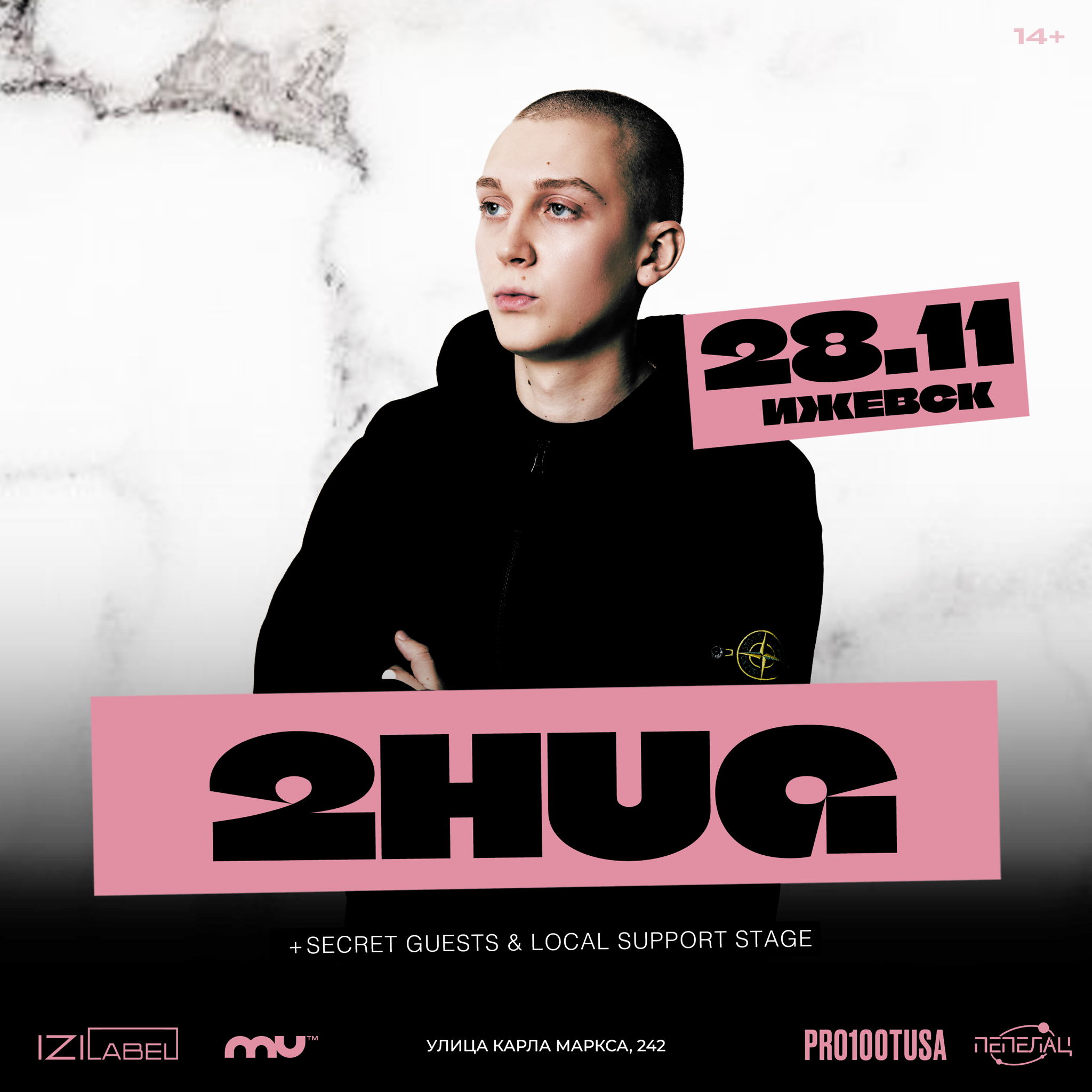 PRO100TUSA feat 2HUG + local stage