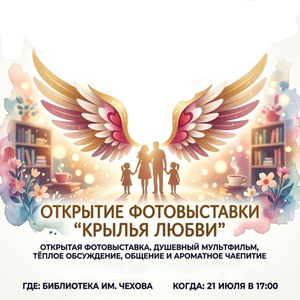 Открытие фотовыставки " Крылья Любви"