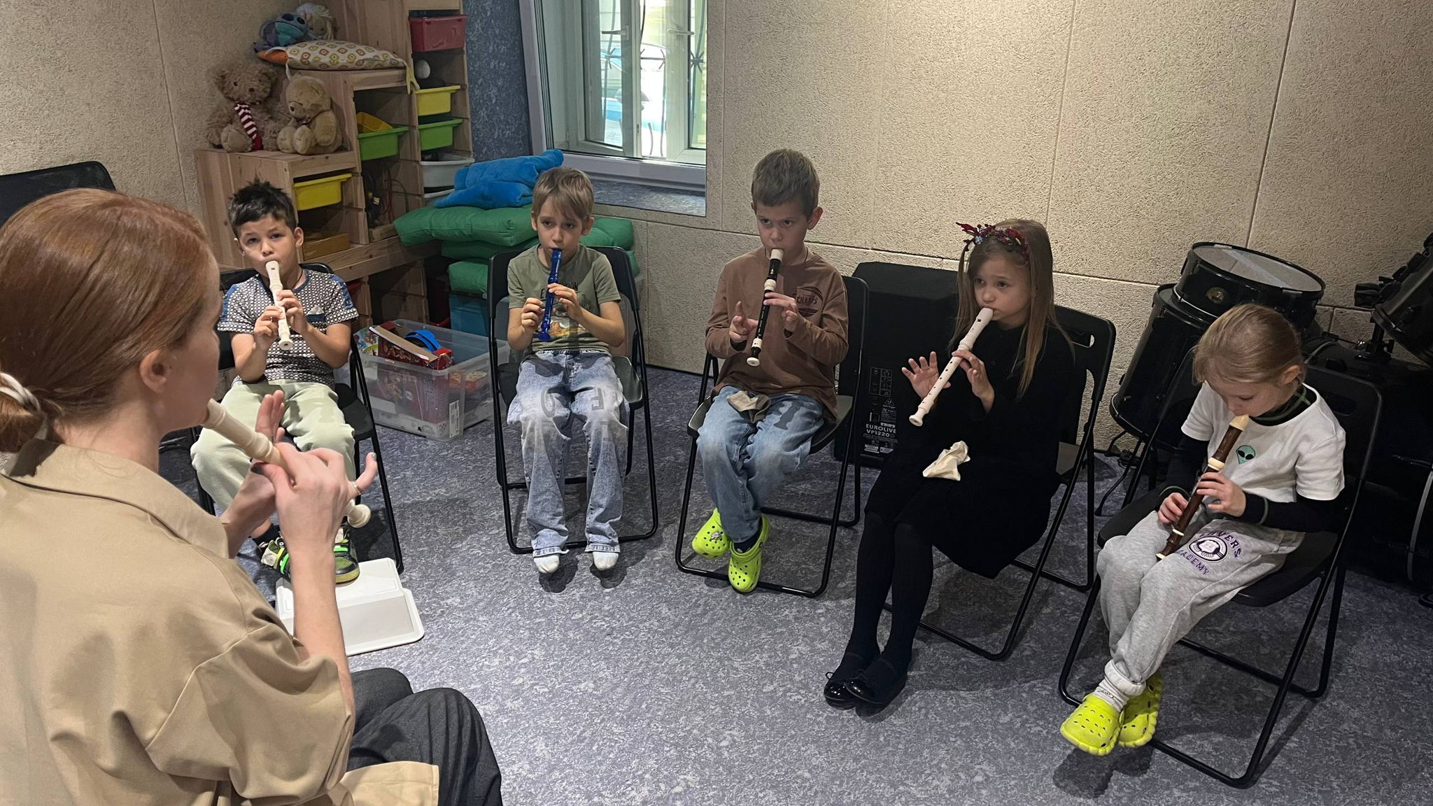 Музыкальное занятие по флейте для детей 5-7 лет