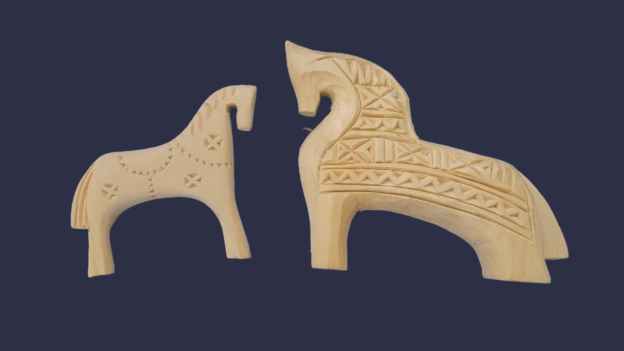 Онлайн-практикум «Изготовление деревянной лошадки по образцу из Олонецкой губернии»