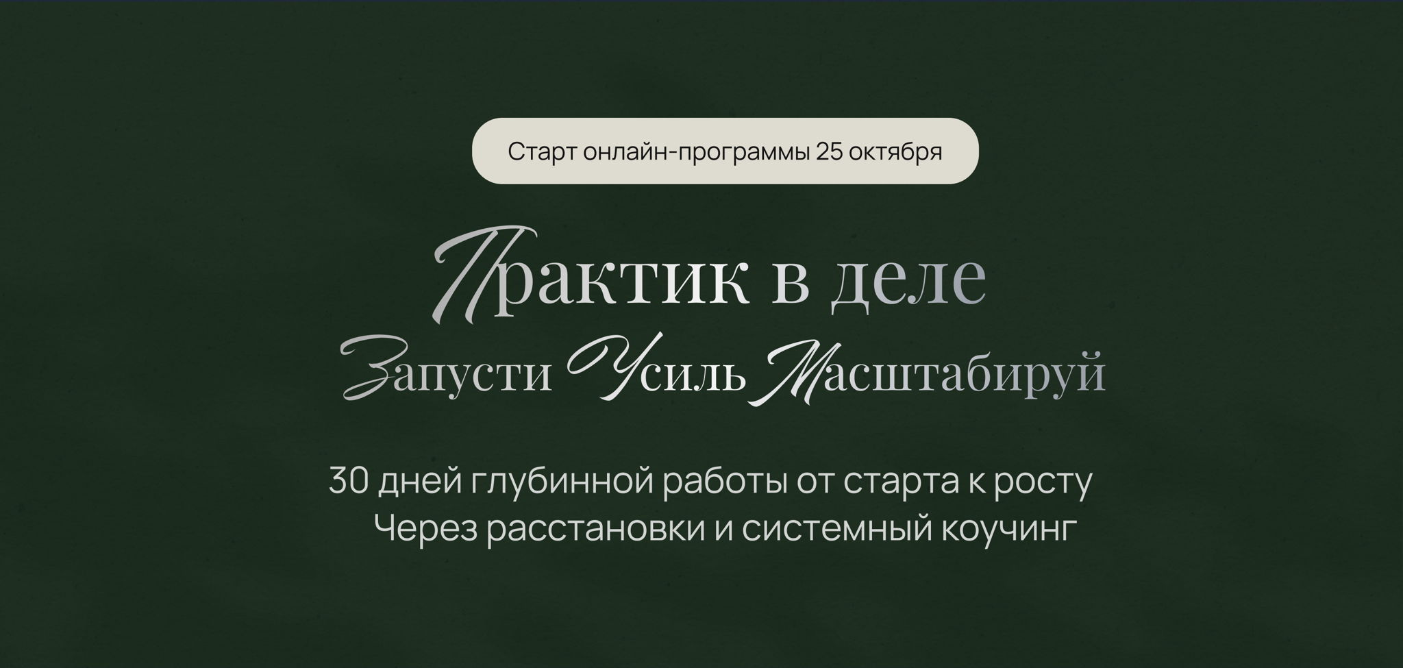 Практик в деле. Запусти. Усиль.Масштабируй