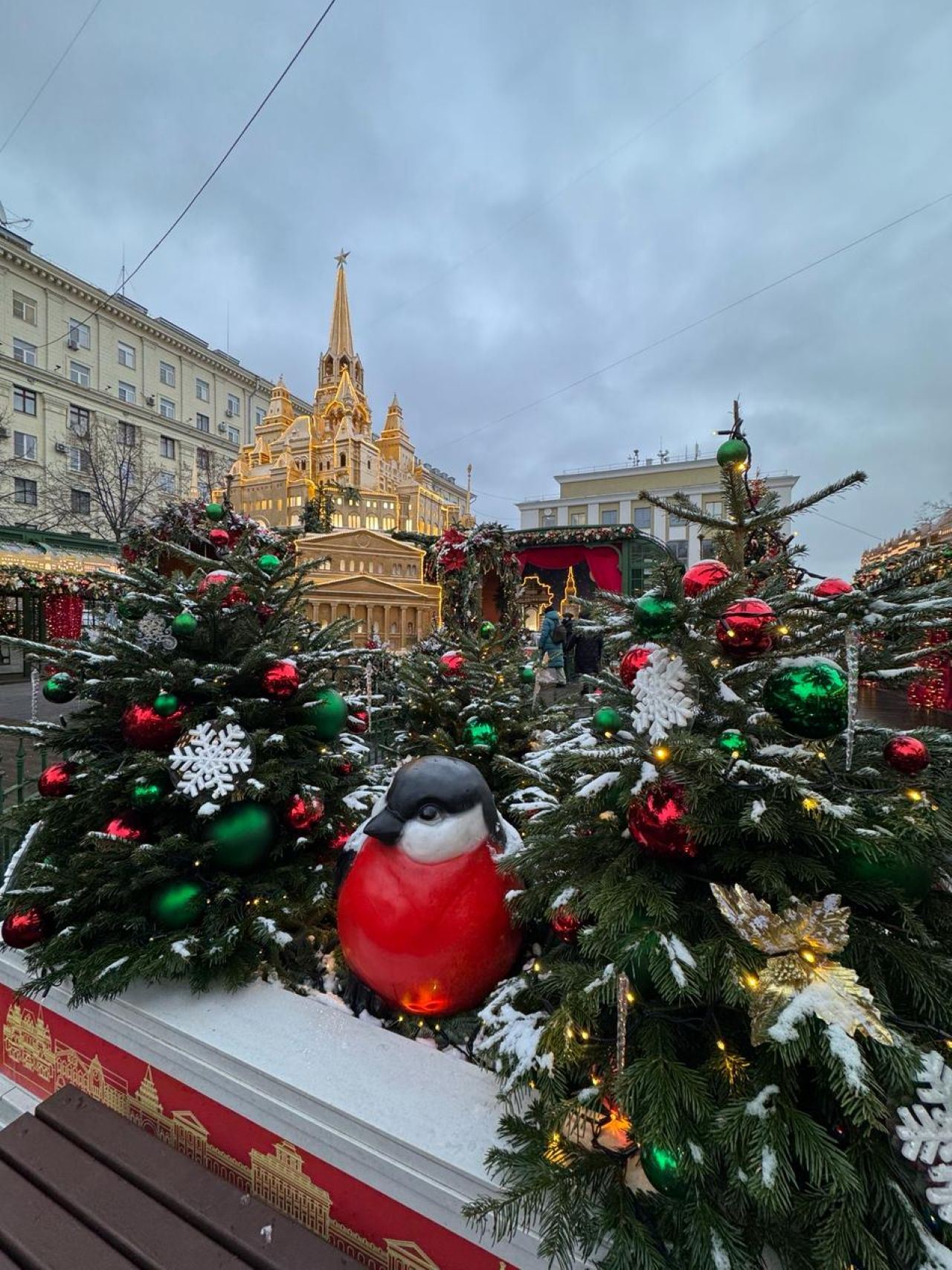 Зимняя сказка: праздничная прогулка по Москве
