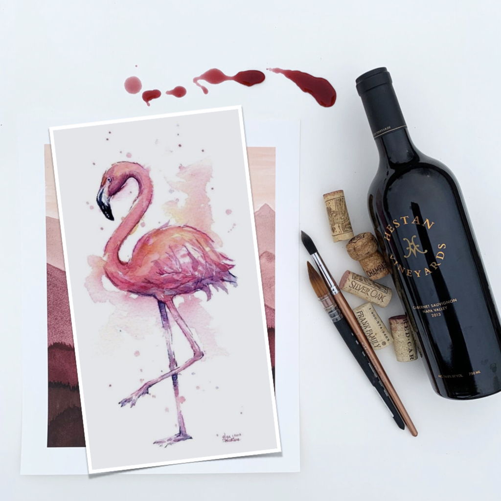 Рисуем вином и дегустируем | 17:00