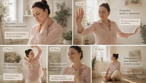 Снимаем напряжение через движение. Танцевально-двигательная практика