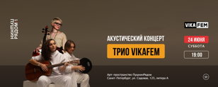 Акустический концерт трио VikaFeM