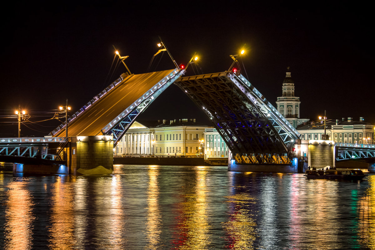 Разводные мосты фото