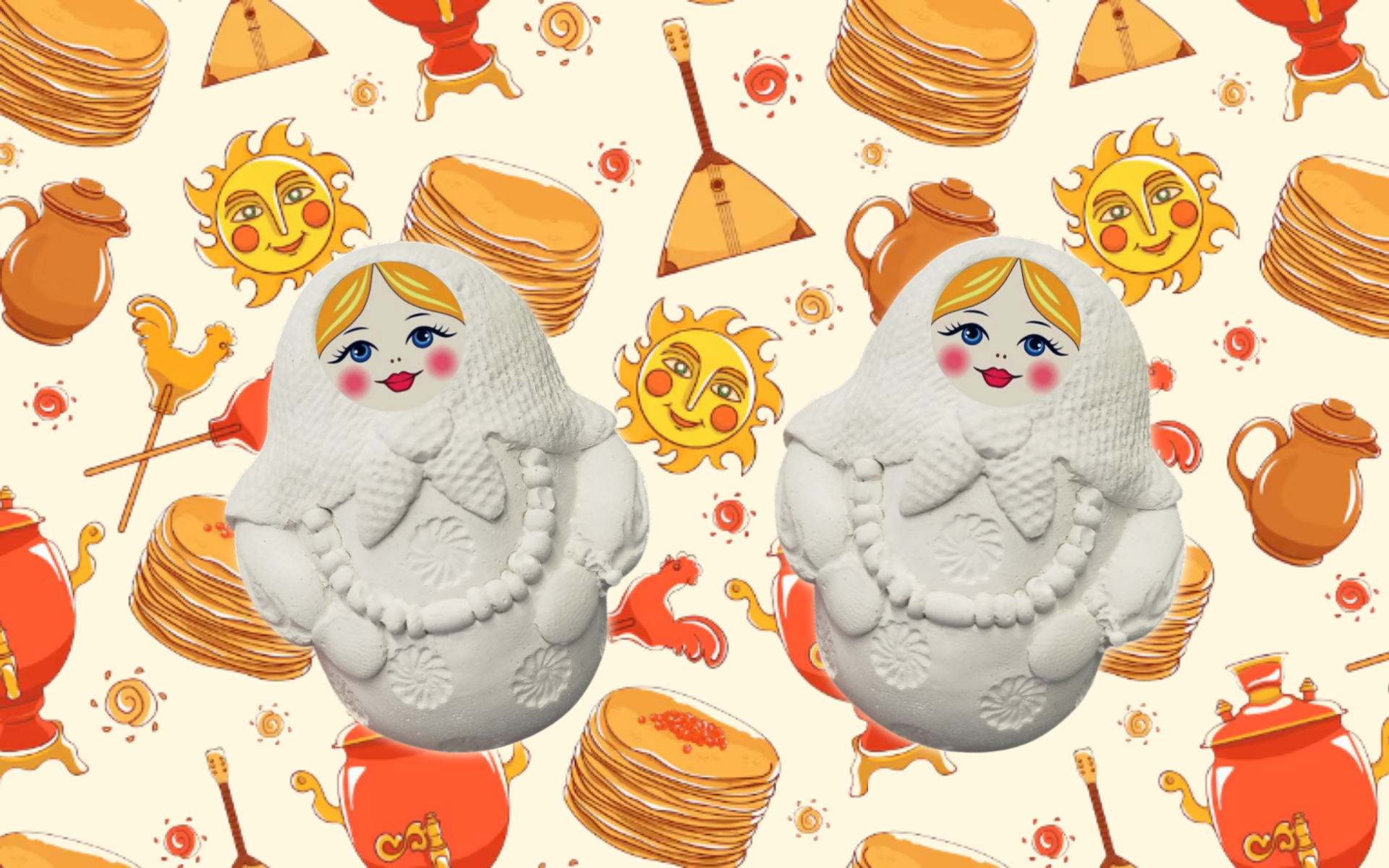 Мастер-класс по росписи куклы масленицы из гипса