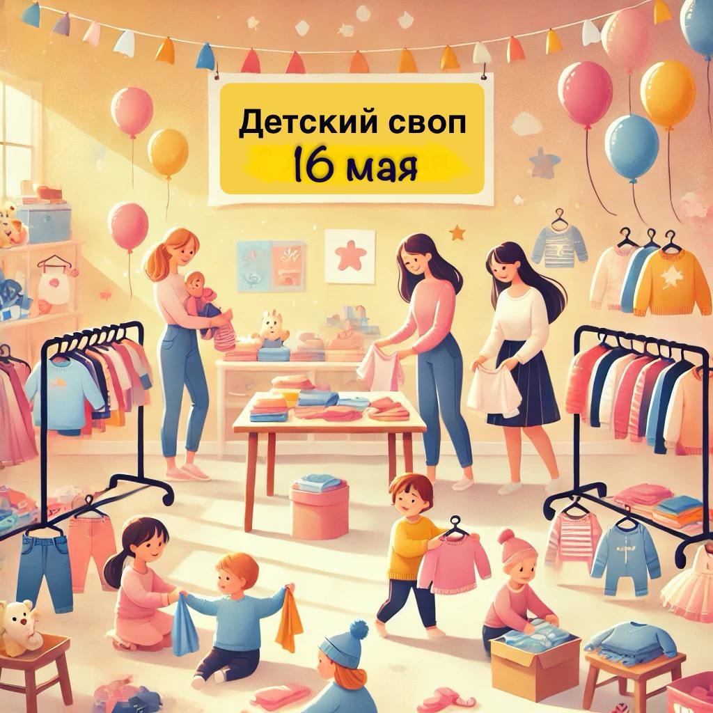 Детский своп вещей на Шаболовской