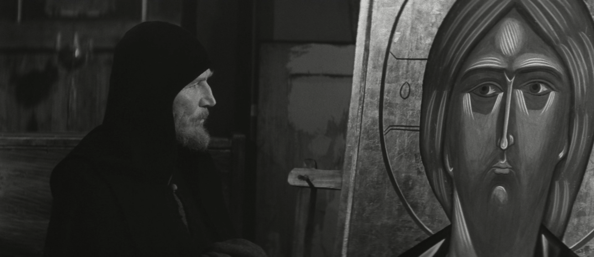 Кадр из фильма "Андрей Рублев", реж. Андрей Тарковский 