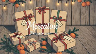 Mercatino.Рождественский итальянский винтажный рынок
