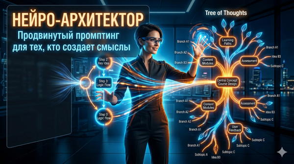 «Нейро-Архитектор»: Продвинутый промптинг для тех, кто создает смыслы (практикум Жанны Петросян)