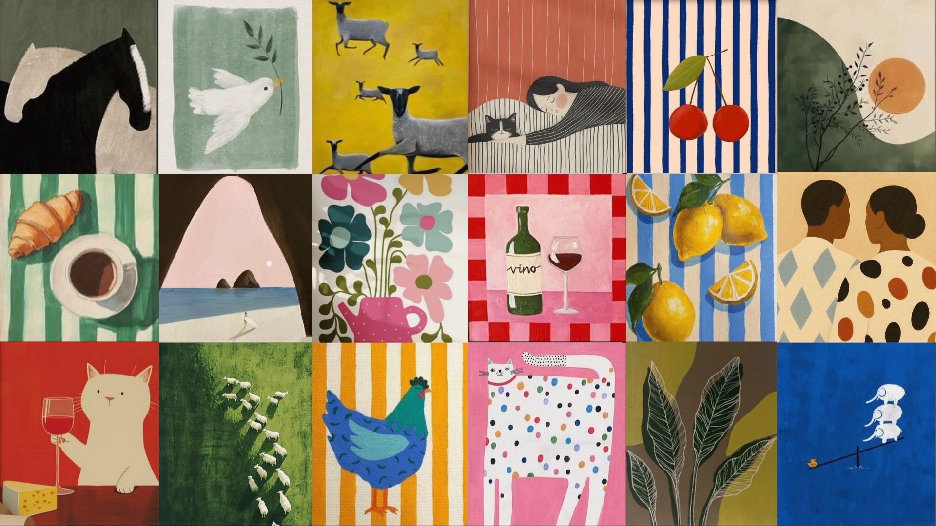 Мастер-класс по скандинавской интерьерной живописи акрилом в СПб, Севкабель Порт