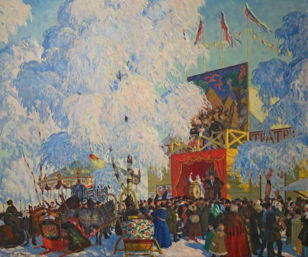 Занятие для дошкольников «"Балаганы" Бориса Кустодиева»