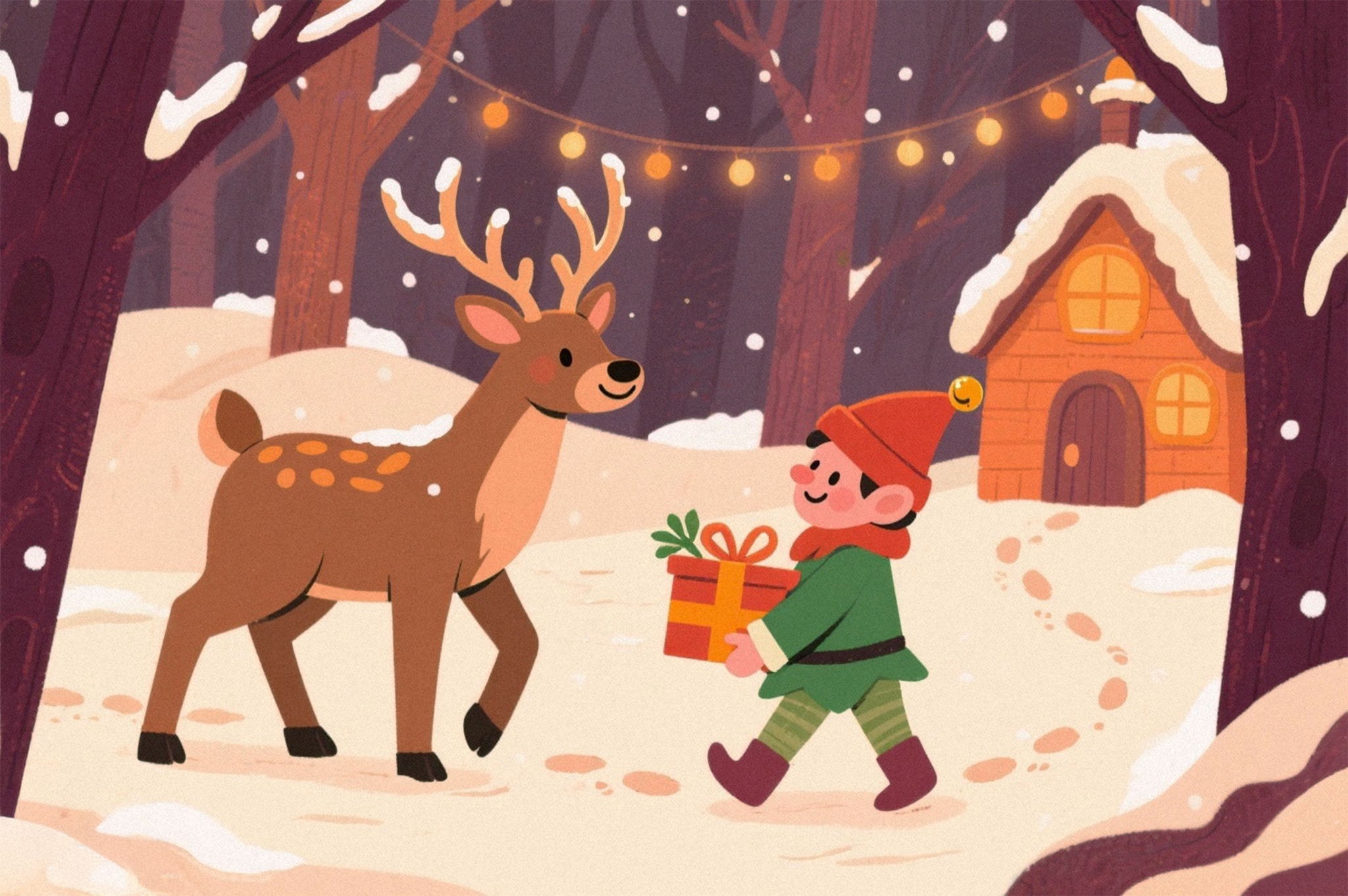 «Как-то раз в новогоднем лесу...»: занятие ридинг-группы «Абажур»