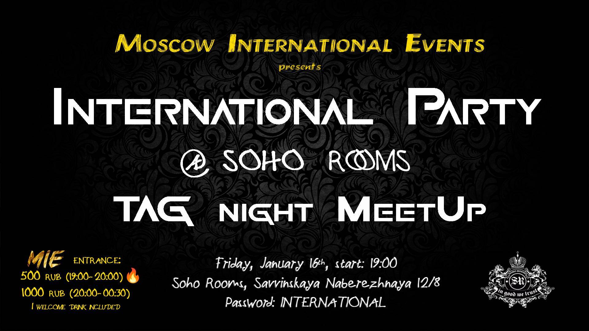 International Party: Tag Night MeetUp