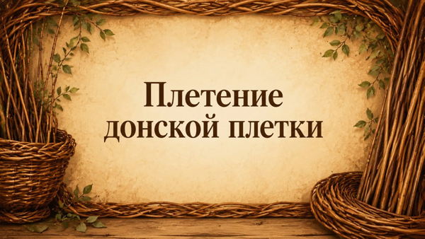 Мастер-класс по плетению донской плетки / Р. Цыбенко (п. Миллерово)