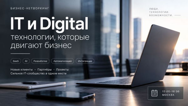 Бизнес-нетворкинг для IT-компаний и цифрового бизнеса