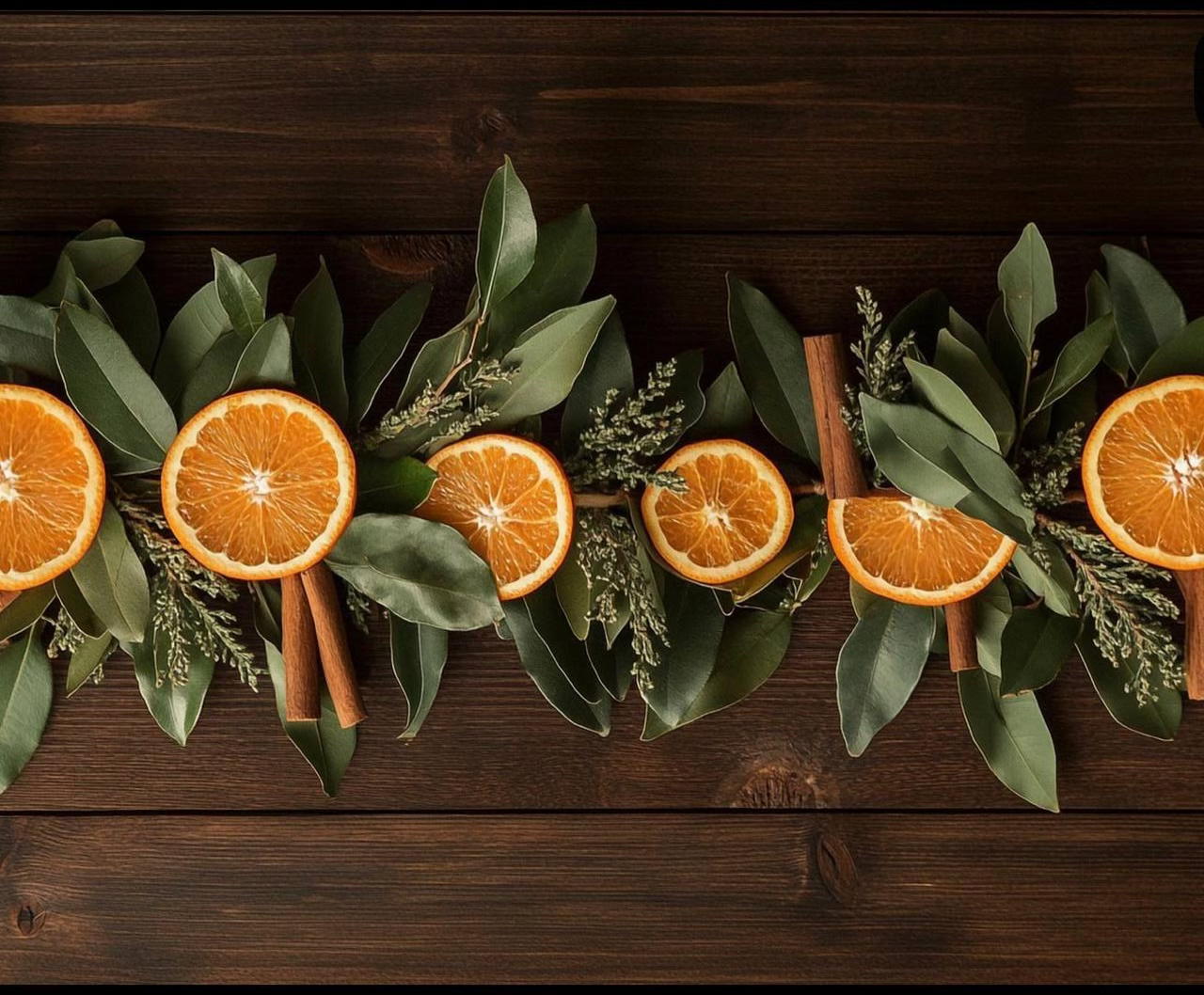 Новогодний веночек из природных материалов