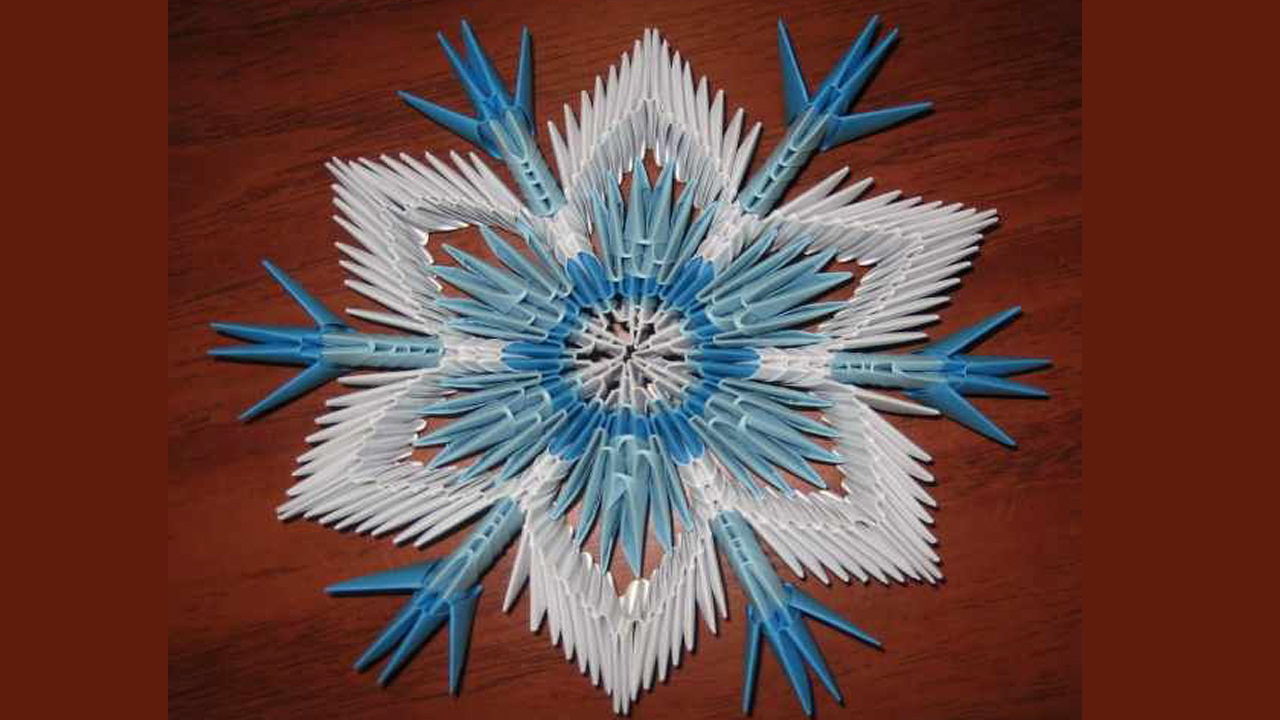 Встреча любителей оригами «Оригамия: снежинка»