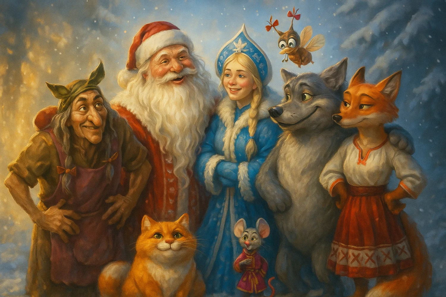 Новогодний спектакль "Дед Мороз меняет профессию"