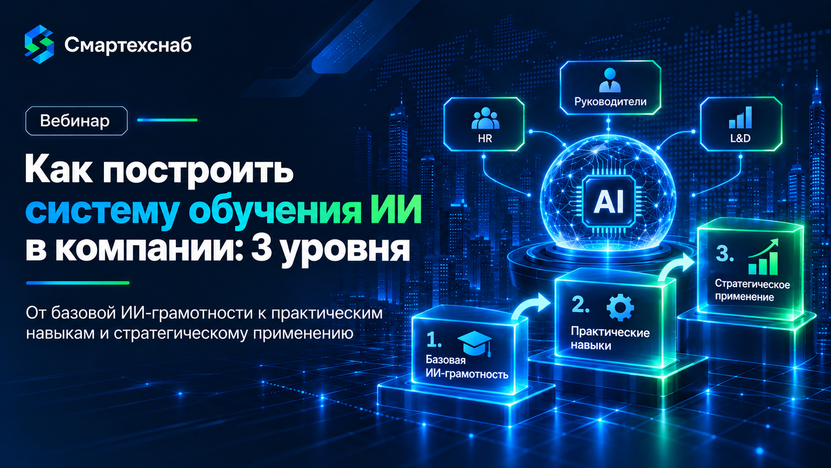 Как построить систему обучения ИИ в компании: 3 уровня