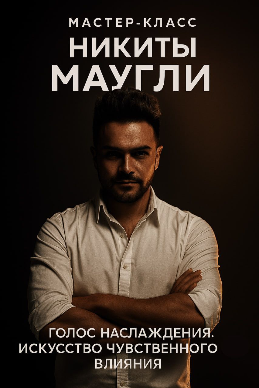 Мастер-класс Никиты Маугли: «Голос наслаждения. Искусство чувственного влияния»