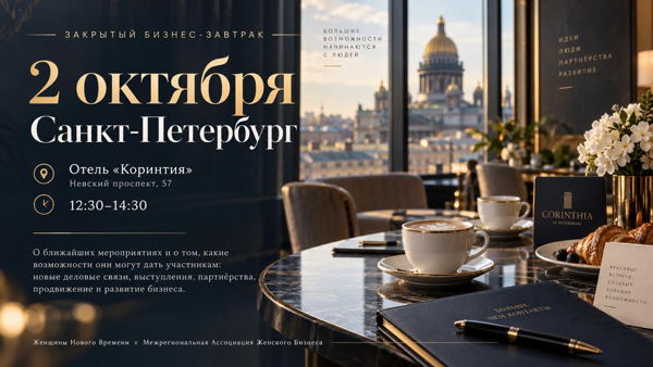 Закрытый бизнес-завтрак