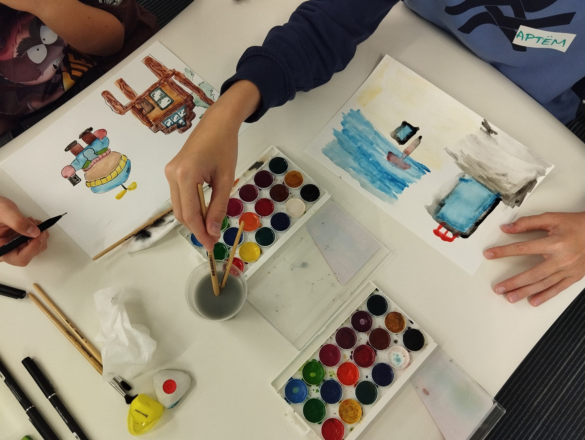 Парная арт-терапия. Для подростков 13+ и их родителей