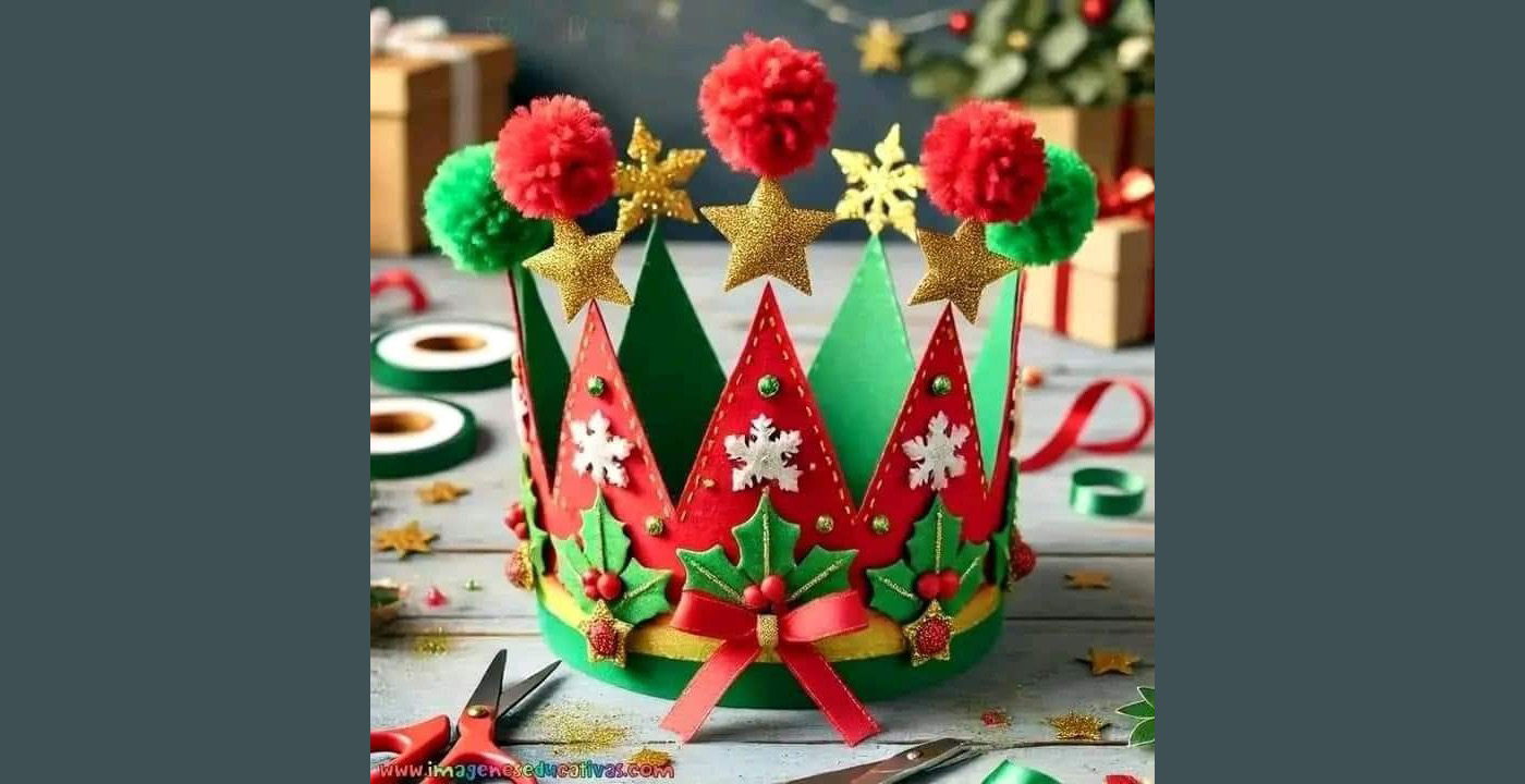 Мастер-класс "Новогодняя корона"