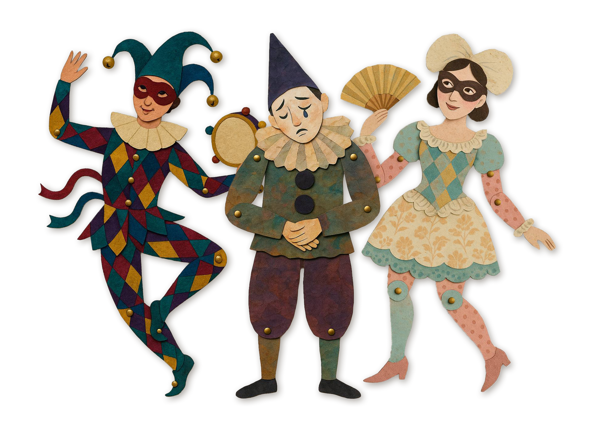 Мастер-класс «Бумажный театр». Делаем кукол-марионеток