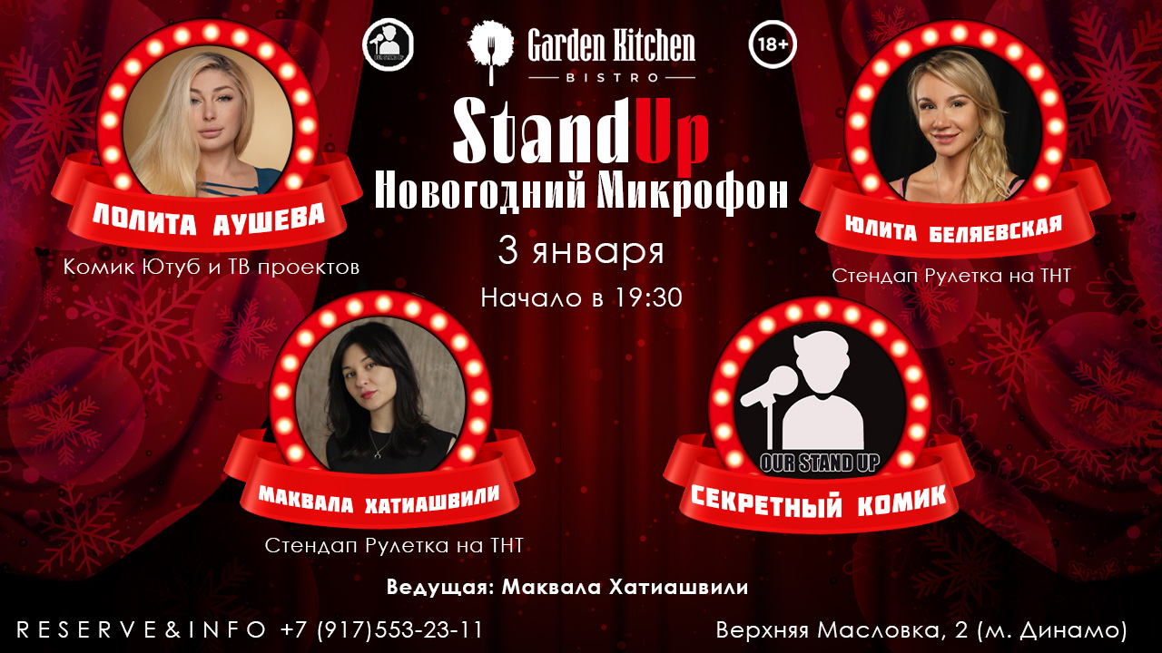 Stand Up Новогодний Микрофон