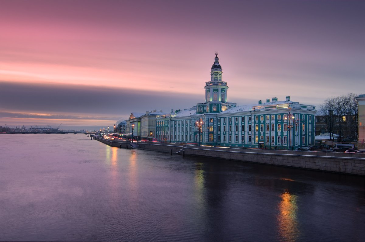 Кунсткамера Санкт-Петербург зима
