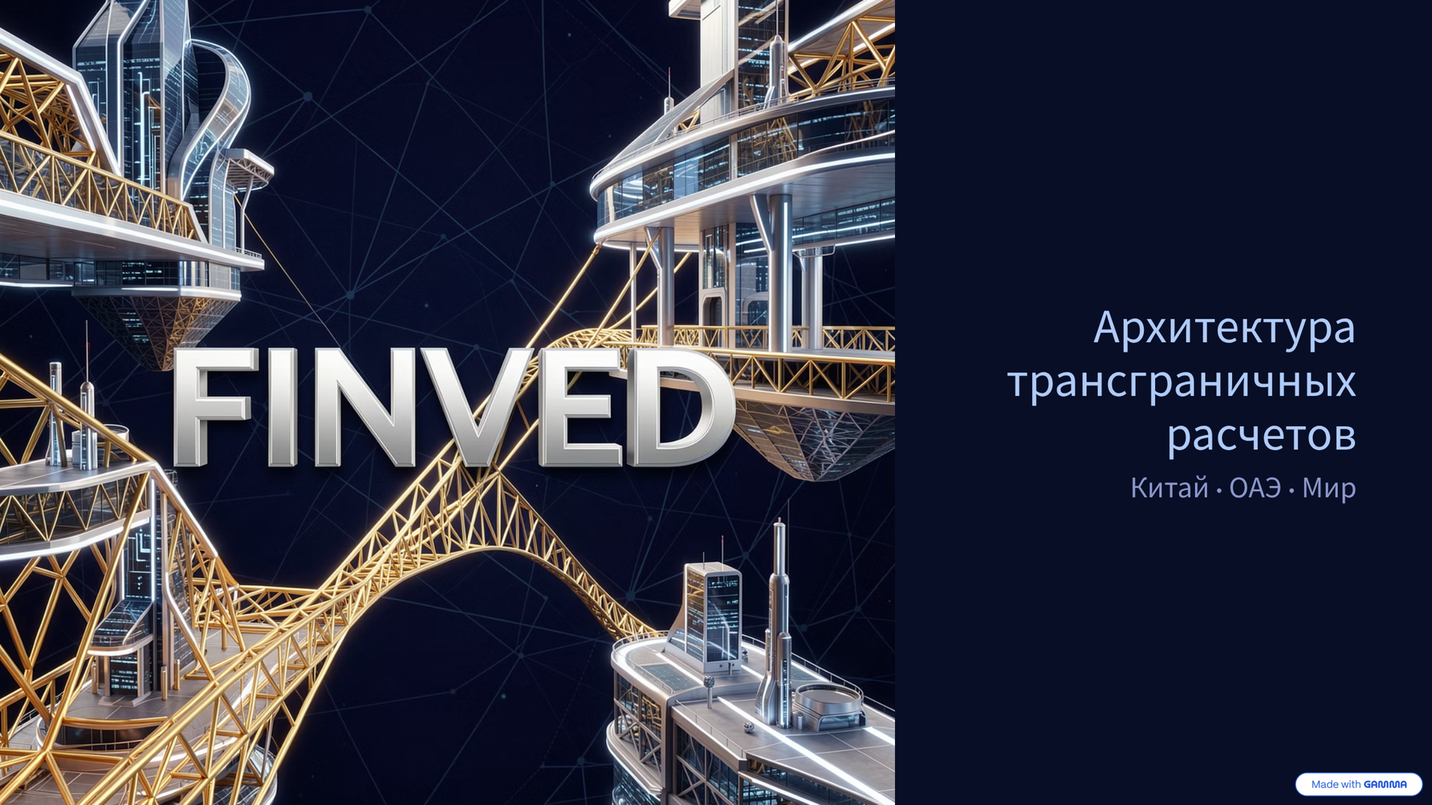 Архитектура трансграничных расчетов: Китай, ОАЭ, Мир