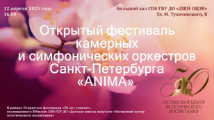 Открытый фестиваль камерных оркестров «ANIMA»