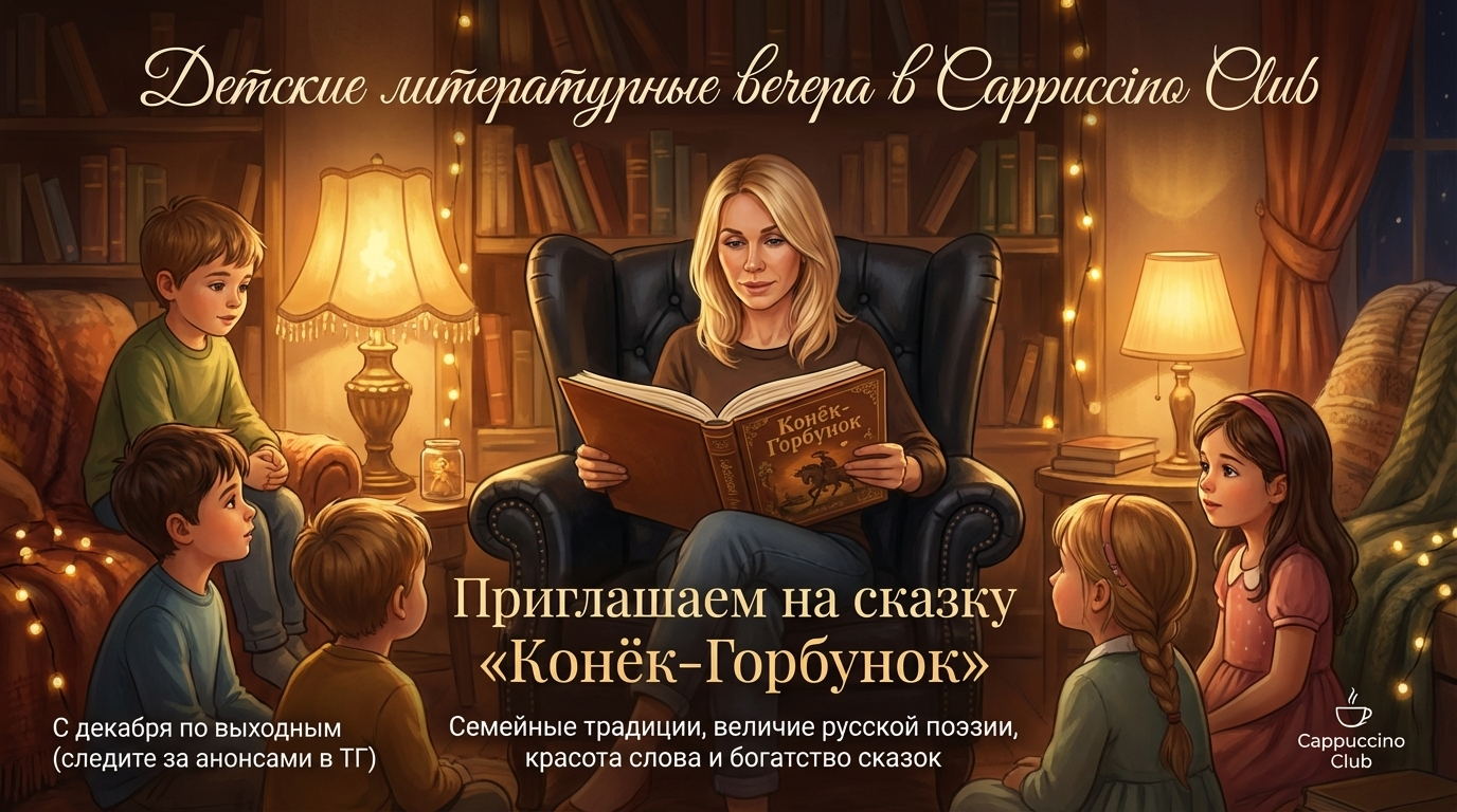 ДЕТСКИЕ ЛИТЕРАТУРНЫЕ ВЕЧЕРА I&Y и СЕМЕЙНЫЕ ТРАДИЦИИ ☕️❤️☕️