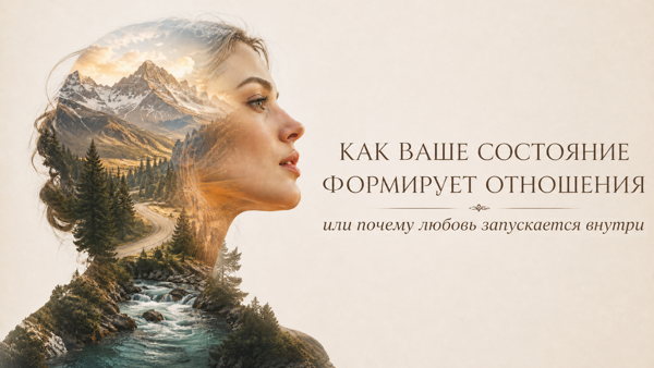 Как ваше состояние формирует отношения или почему любовь запускается внутри